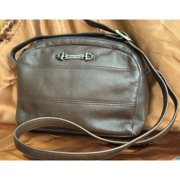 Vintage Leather Etienne Aigner Small Crossbody Purse Chocolate Brown - Picture 5 of 12